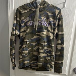 Cabela's Camouflage Hoodie with Purple Accent